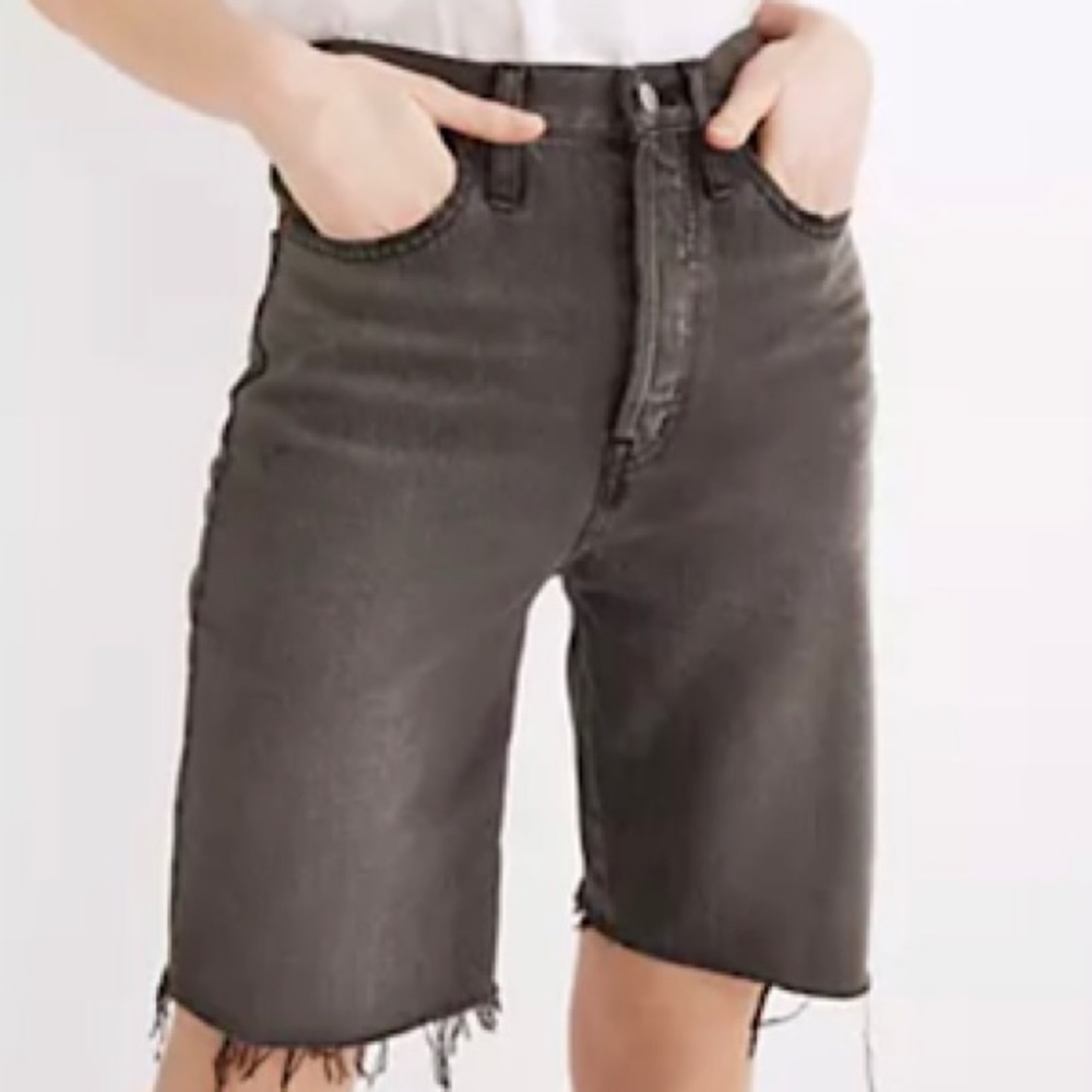 “NEW” Madewell High-Rise Long Denim Short